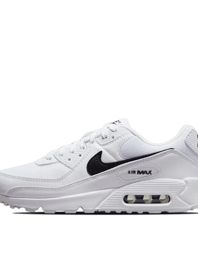 Nike Air Max 90 气垫 增高 华夫鞋 /白色/黑色DH8010-101济南ls
