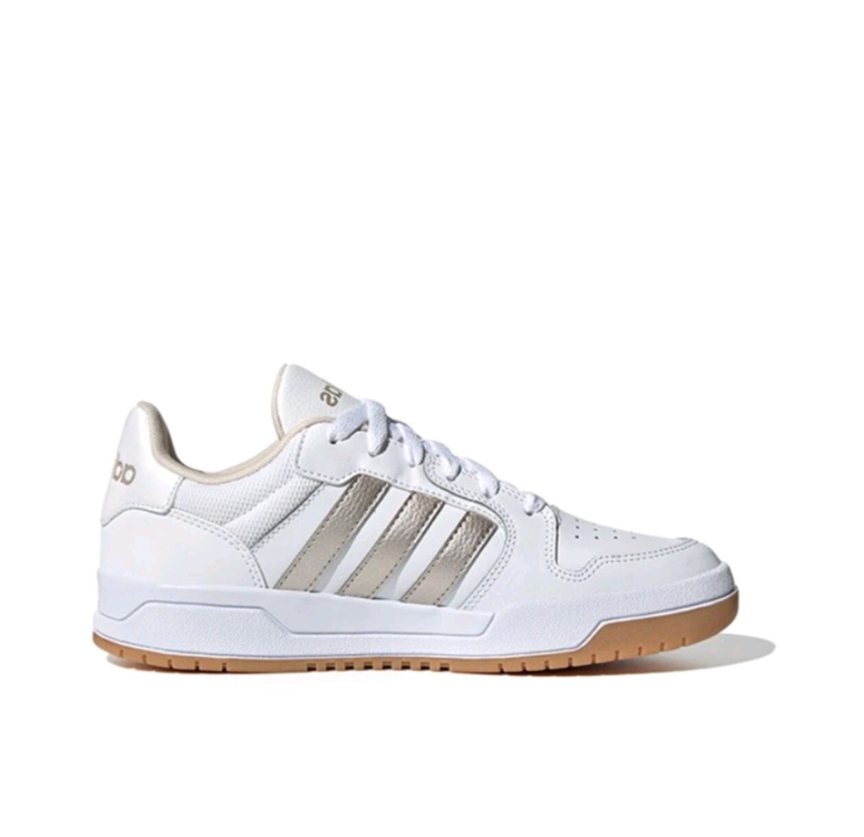 adidas neo Entrap 板鞋 防滑运动防水 白色/金色/银色河南xc仓