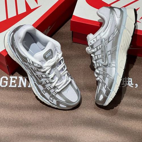 耐克Nike P-6000低帮休闲跑步鞋女款白银色BV1021-106江西yt仓