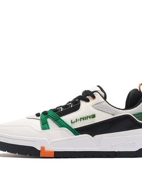 李宁001 BTC 1.0休闲复古软弹透气防滑耐磨低帮板鞋重庆GG仓