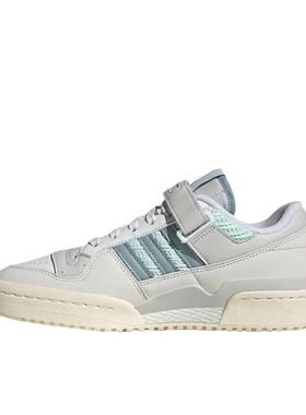 adidas Originals Forum 板鞋 轻便 浅灰/白色/蓝色IE1826济南ls
