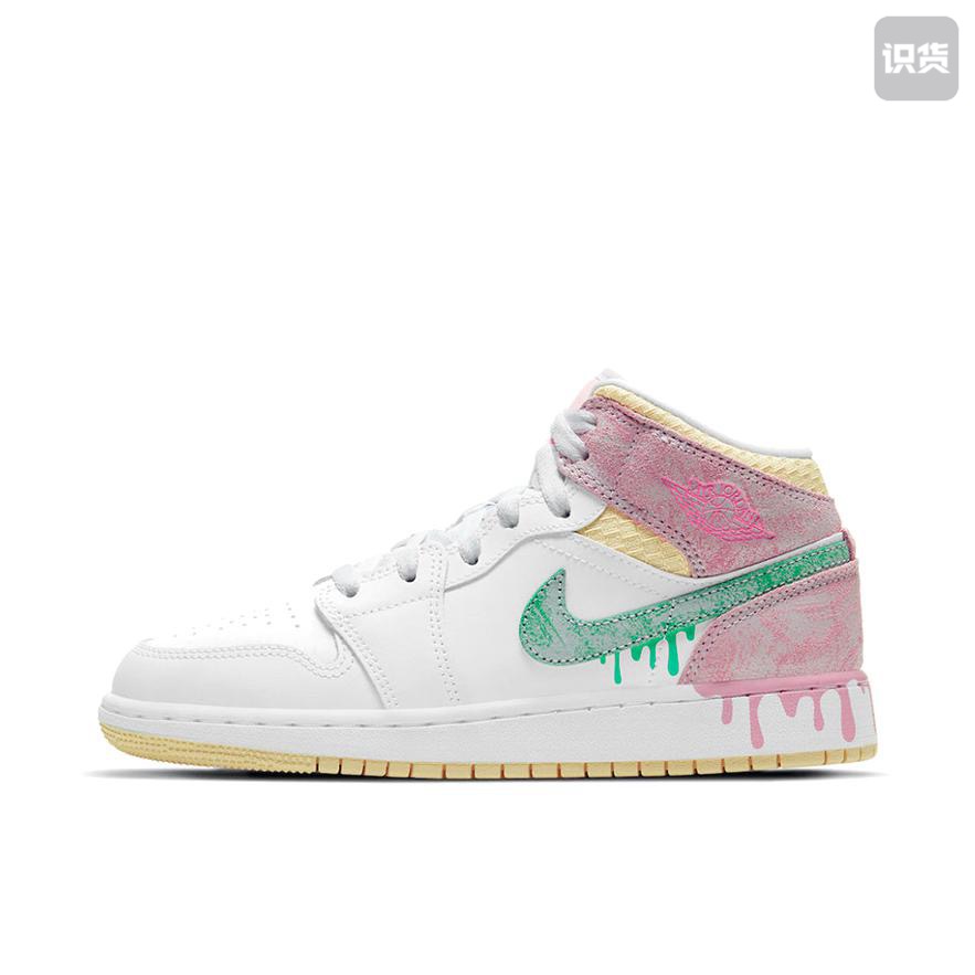 Jordan Air Jordan 1 Low AJ1粉冰淇淋休闲板DD1666-100舟山ymy仓