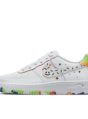 Nike Air Force 1 板鞋Shadow/GS/白色/彩色DV1366-111广东kd仓