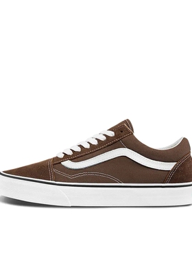Vans/范斯 Old Skool 滑板鞋 板鞋 白色/棕色VN0A5KRF8EE济南ls