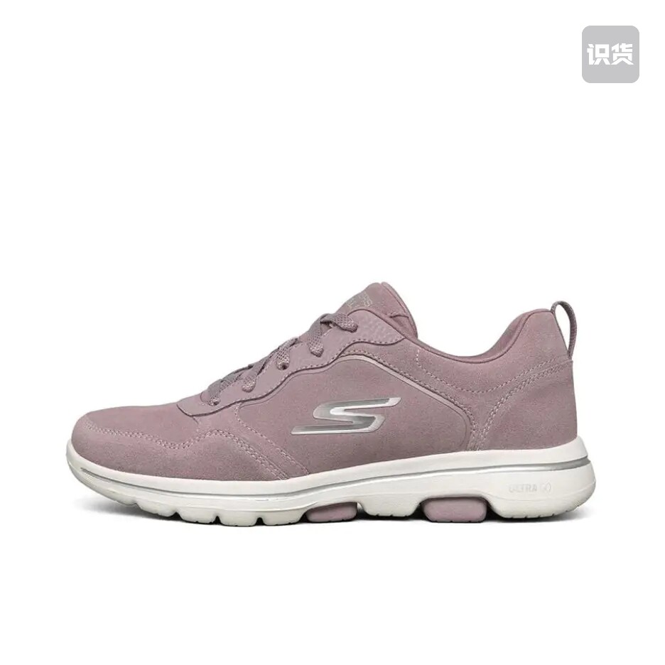 Skechers/斯凯奇 Go Walk 5 粉色/银灰/白色124234-MVE济南ls