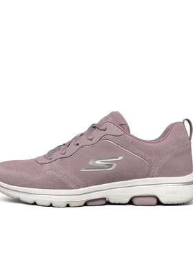 Skechers/斯凯奇 Go Walk 5 粉色/银灰/白色124234-MVE济南ls
