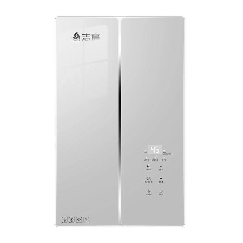 志高燃气热水器家用12升恒温天然气液化气煤气强排式洗澡厨房用水