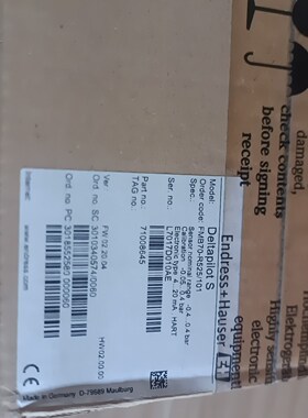 全新恩德斯豪斯E+H压力开关FMB70-R525/101