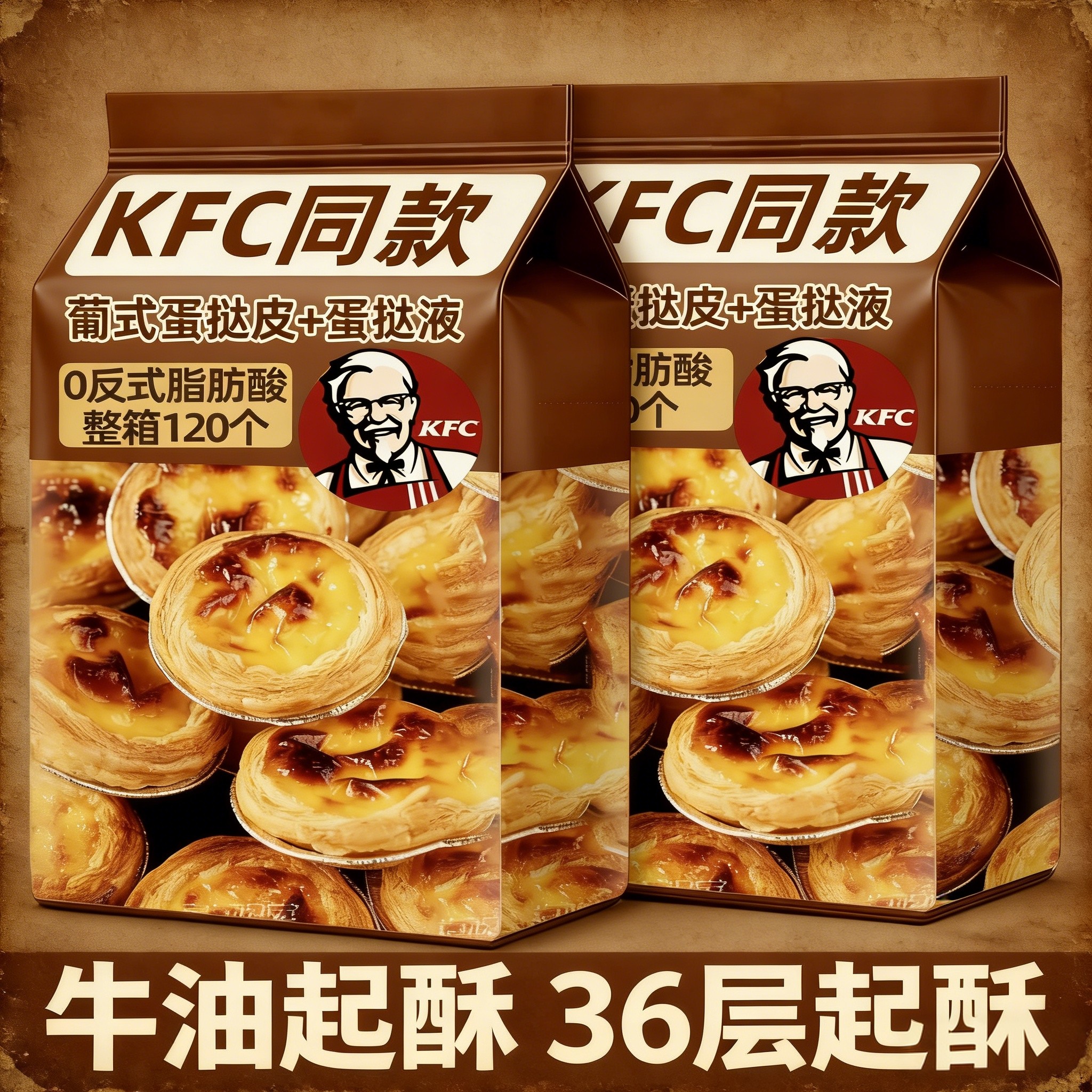 儿童无添加蛋挞皮蛋挞液家用烘焙