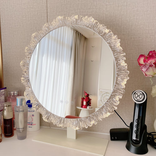 LDE亚克力高清化妆镜3调色可旋转