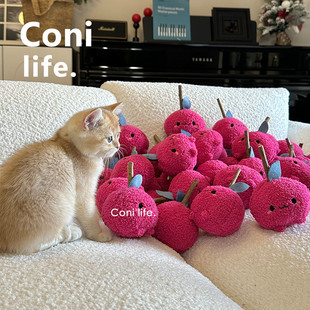 Coni life怪可爱猫咪磨牙玩具木天蓼自嗨解闷宠物用品耐咬逗猫棒
