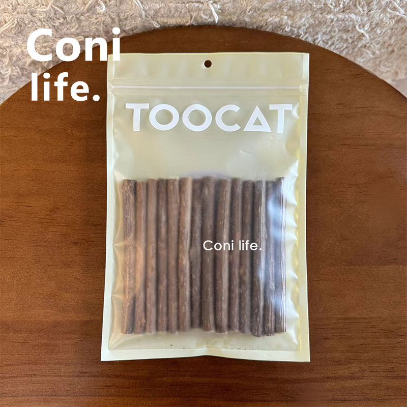 Coni life木天蓼棒猫咪玩具自嗨植物加粗磨牙逗猫棒洁齿棒猫零食