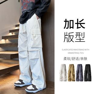 男生2025新款 高個(gè)子青少年休閑褲 工裝 超長(zhǎng)戶外機(jī)能褲 115 褲 加長(zhǎng)版