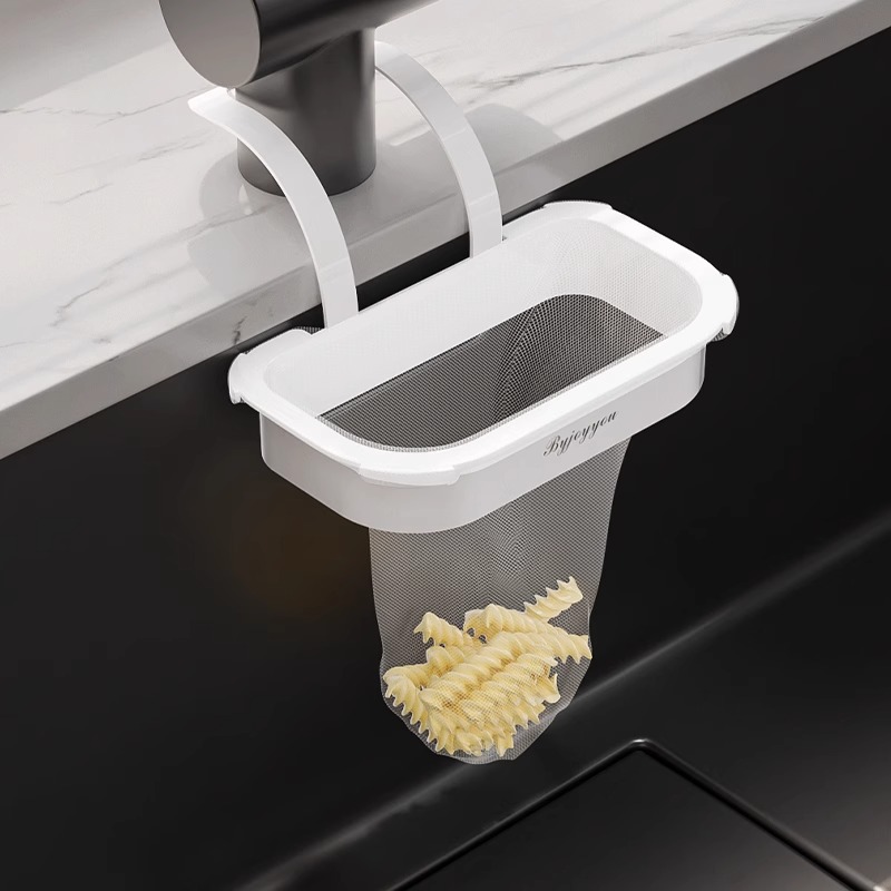 日本厨房水槽过滤网残渣沥水网筛水池厨余 余垃圾挂袋洗碗池剩菜