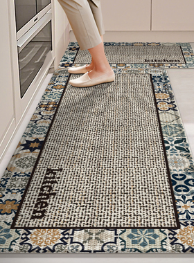 厨房地垫防滑防油可擦免洗吸水吸油专用垫脚垫子2025新款网红地毯