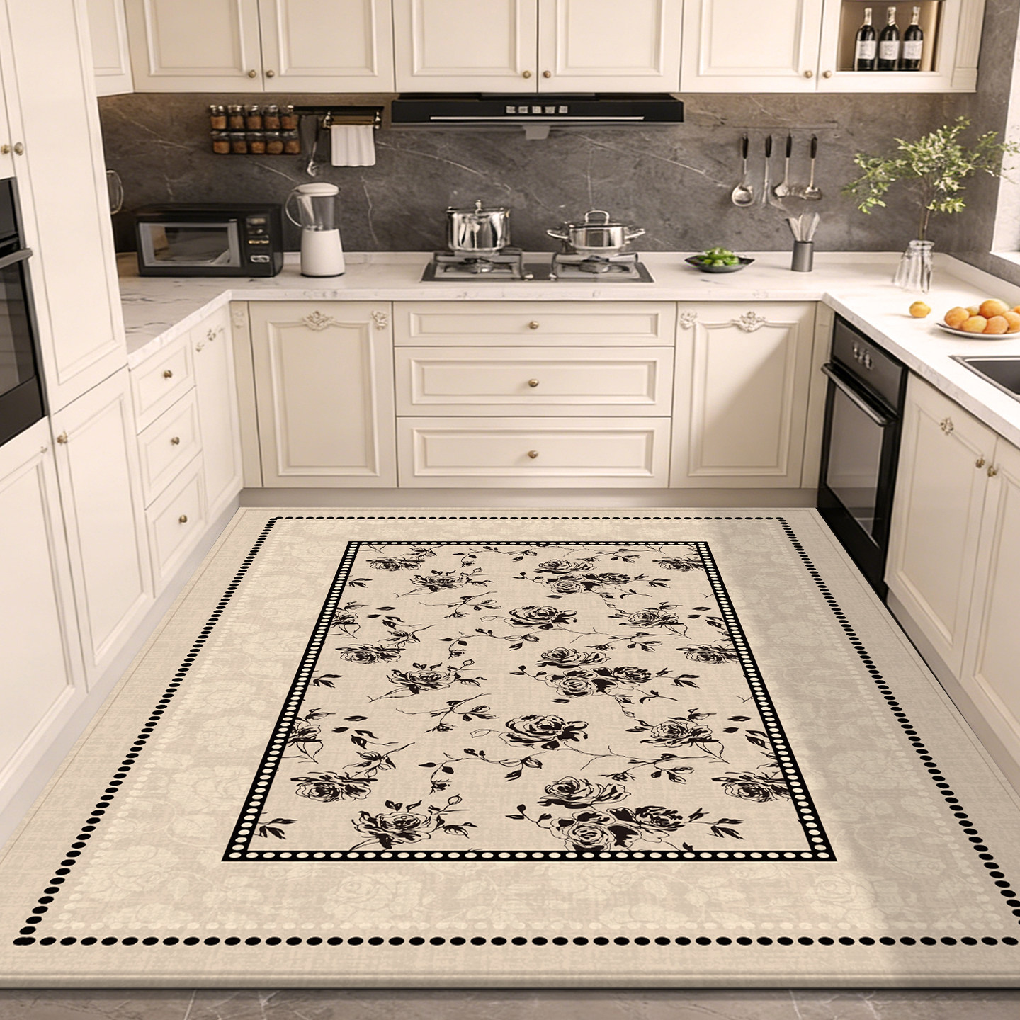 厨房地垫防滑防油可擦免洗吸水吸油专用高端垫脚垫满铺新款地毯垫,居家布艺,厨房地垫,淘宝优惠券,粉丝福利购,淘宝优惠卷