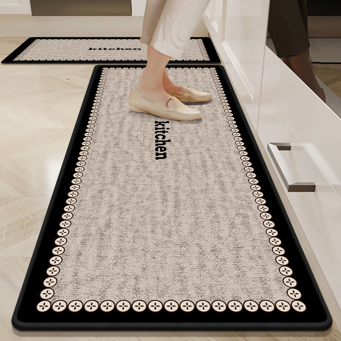 厨房防滑防油吸水免洗地垫