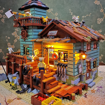 积木房子别墅渔夫小屋