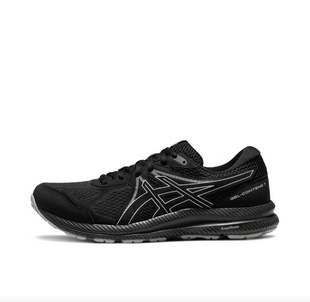 Contend 7舒适轻盈 缓震回弹 Asics 跑鞋 Gel 入门级 黑灰 亚瑟士