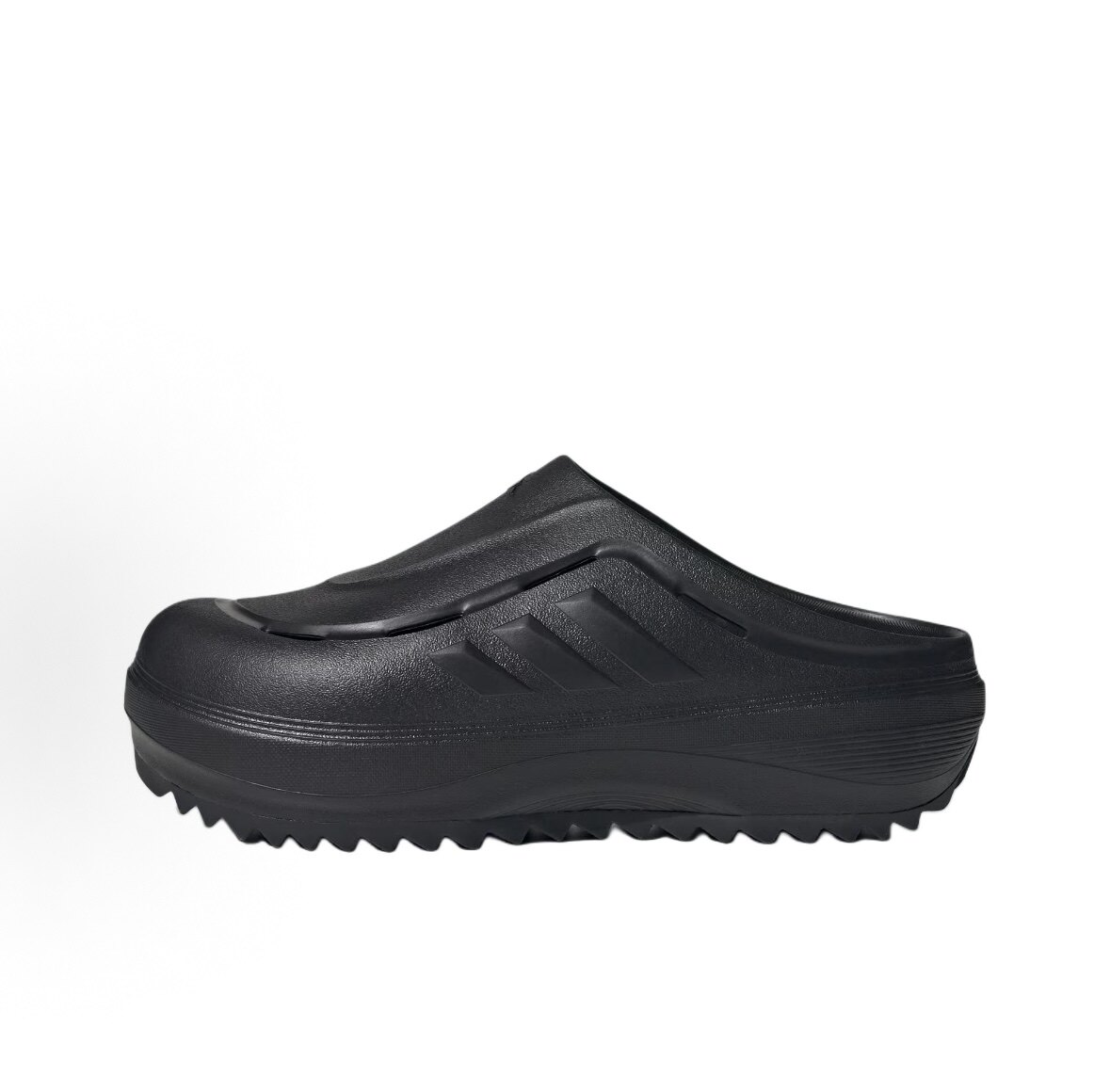 adidas OZWAVE CLOG 百搭舒适包头拖鞋 男女同款 黑色
