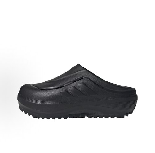 adidas OZWAVE CLOG 百搭舒适包头拖鞋 男女同款 黑色