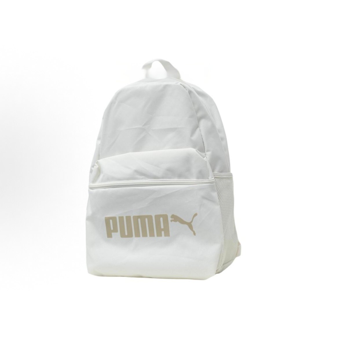 PUMA 彪马 休闲运动拉链开合 织物 双肩包 常规 男女同款 白色