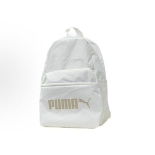 PUMA 彪马 休闲运动拉链开合 织物 双肩包 常规 男女同款 白色