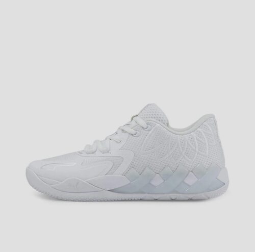Puma/彪马 MB.01 拉梅洛鲍尔1代Nitro Foam 支撑包裹性篮球鞋纯白