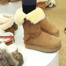 河南桑坡村羊皮毛一体厚底高筒骑士雪地靴冬季2024新款加厚雪地棉