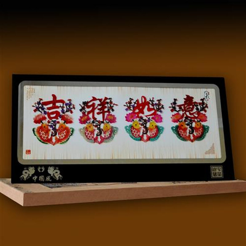 民间特色手工艺品陕西皮影装饰摆件非物质文化遗产中国特色小礼品