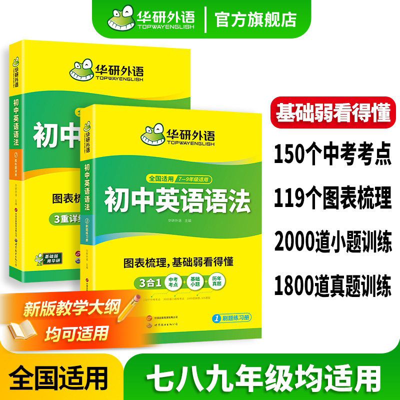 华研外语初中英语语法全解图片