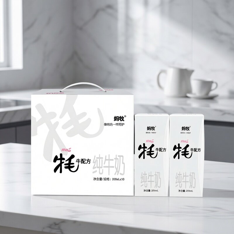 妈牧牦牛奶全脂早餐牛奶青海特色奶200ml*10盒*12提送礼