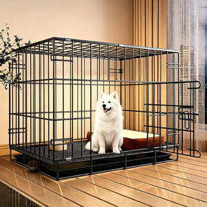 狗笼子小型犬室内免装带厕所狗笼
