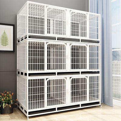 猫笼子三层繁殖笼繁育狗笼带隔断家用子母配对笼宠物店寄养鸽子笼