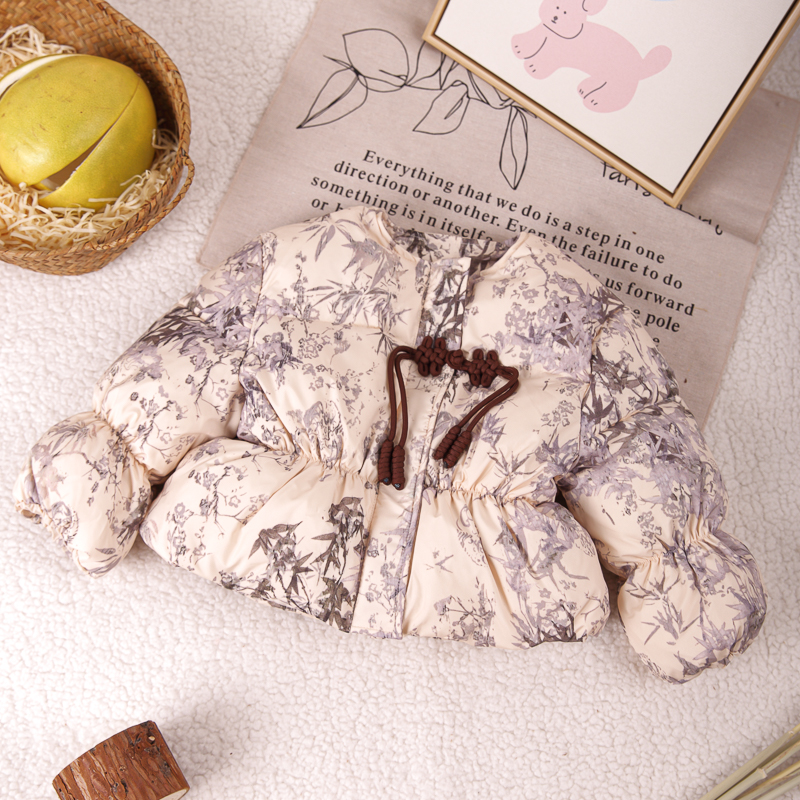 加厚女新中式羽绒服A类