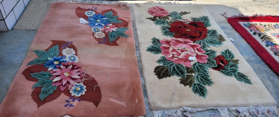 1月1日庆阳末次手工地毯成品、半成品、原材料等网络拍卖公告