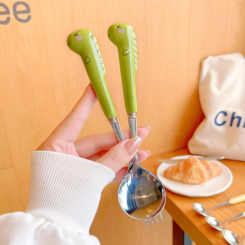 可爱勺子叉子家用儿童吃饭餐具