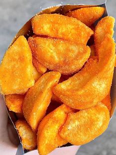 麻里谷家的薯角脆即食薯条薯条块状薯角脆海盐芝士甜辣口薯条薯脆