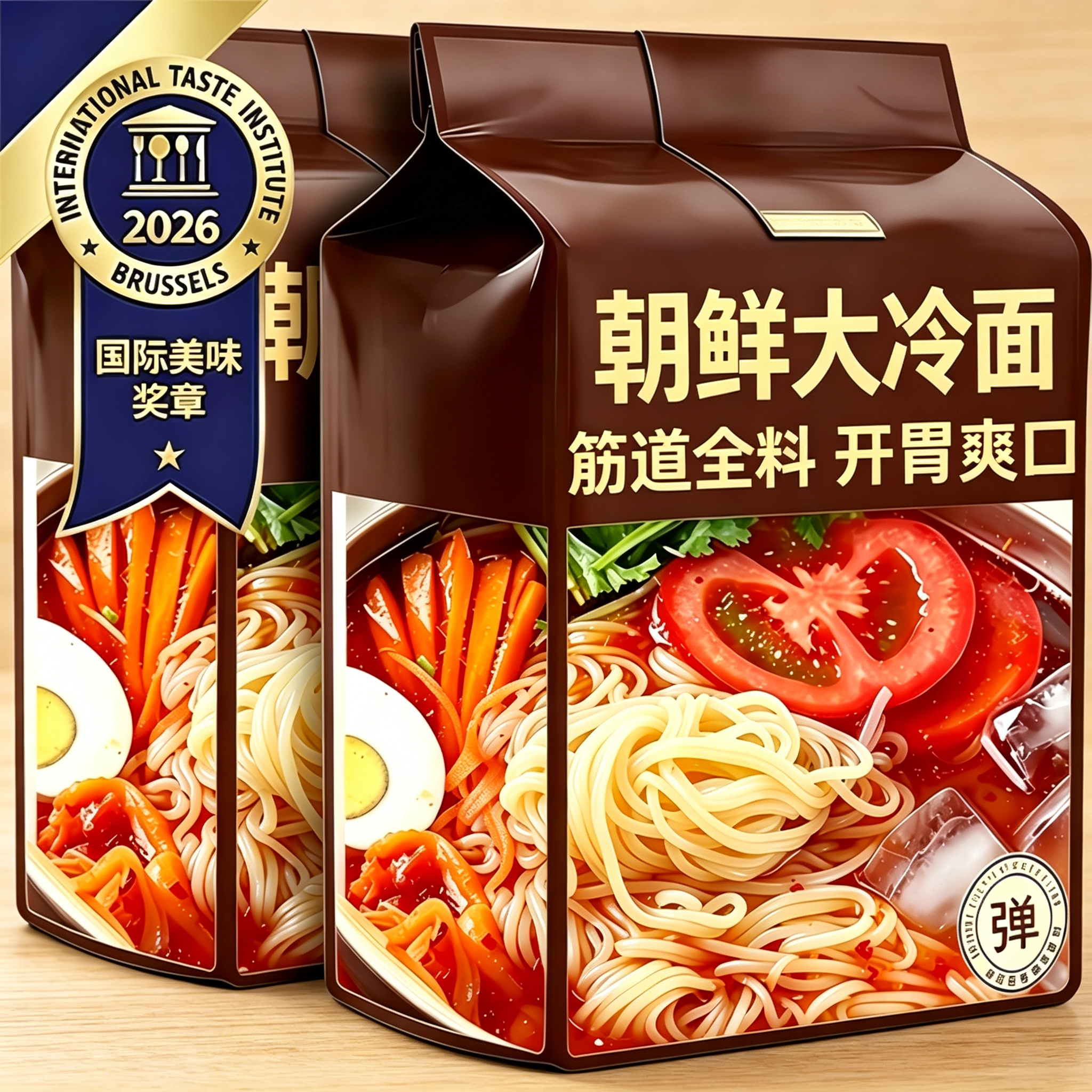 正宗东北朝鲜冷面荞麦冷面延边特产开胃爽口配料齐全无糖低脂低卡