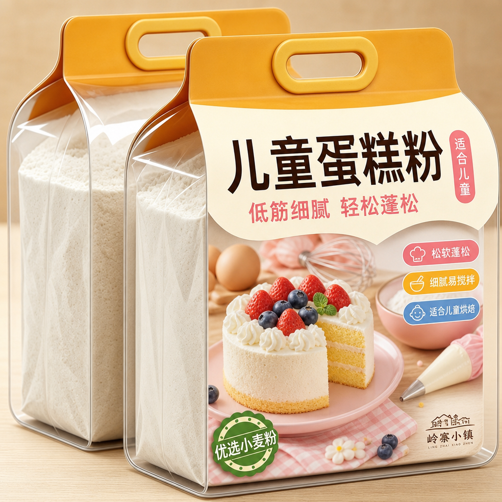 低筋面粉烘焙家用蛋糕粉官方旗舰店婴儿辅食蛋糕饼干蓬松高粉质细