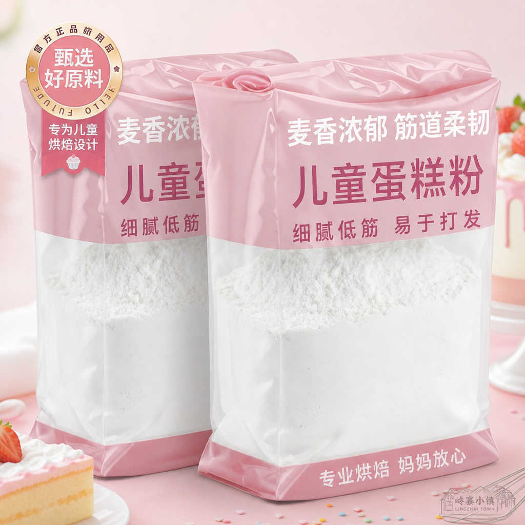 低筋面粉烘焙家用蛋糕粉官方旗舰店婴儿辅食蛋糕饼干蓬松高粉质细