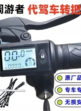 48V周游者锂电车代驾车油门转把调速手柄感恩之行零度电动车把手