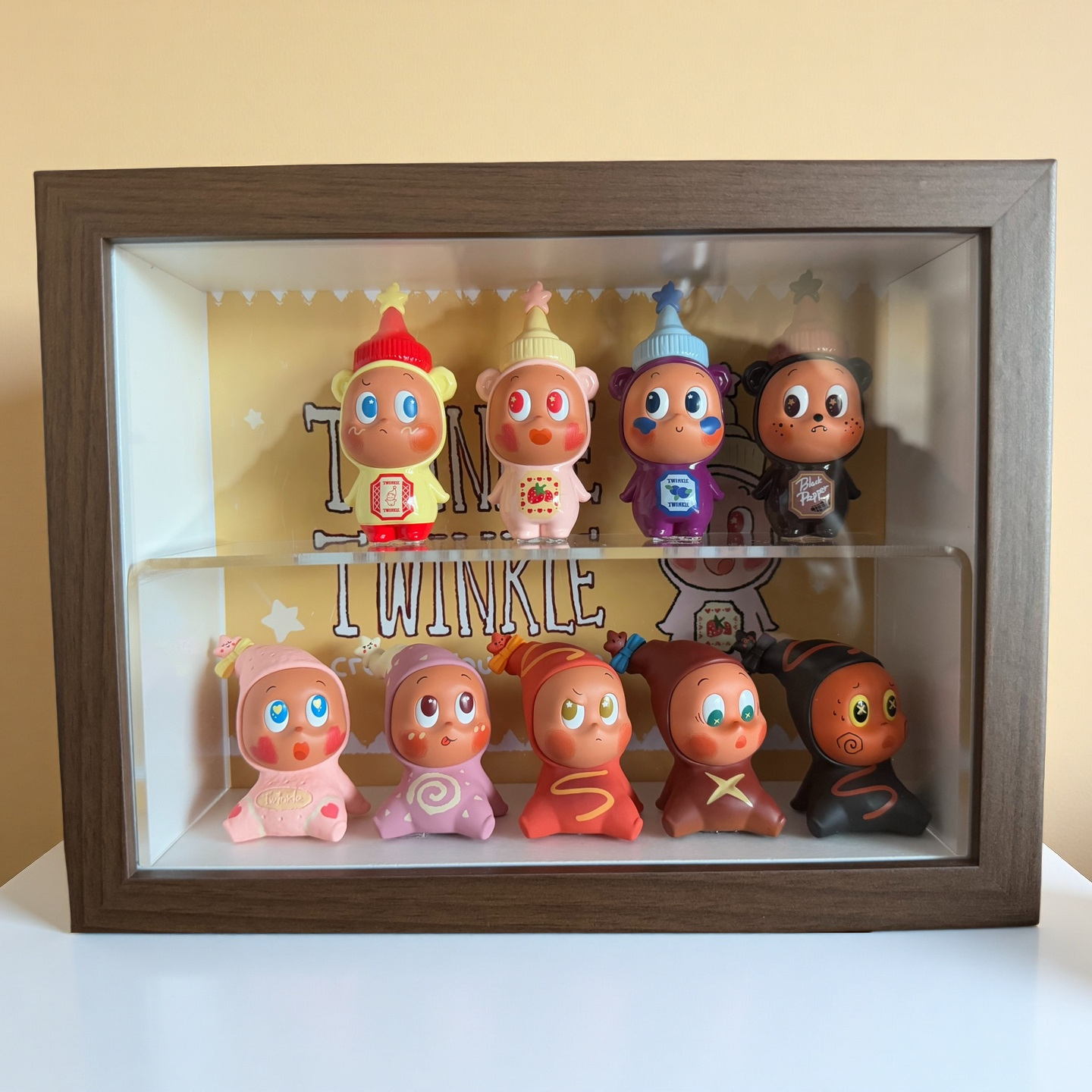 星星人随心配展示盒泡泡玛特盲盒萌粒场景收纳盒防尘展示立体相框,家居饰品,相框/画框,淘宝优惠券,粉丝福利购,淘宝优惠卷