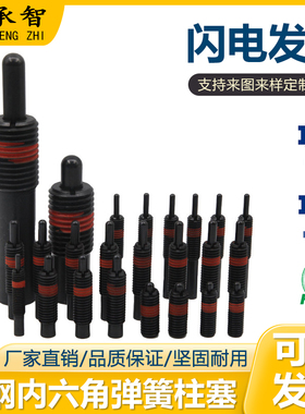 PJL PJH 弹簧柱塞 定位柱 顶丝 缓冲器 M16M20M24M30 厂家现货