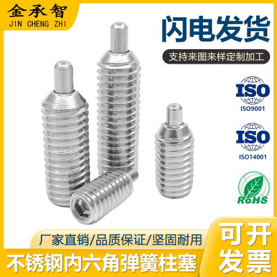 金承智广东不锈钢内六角弹簧销