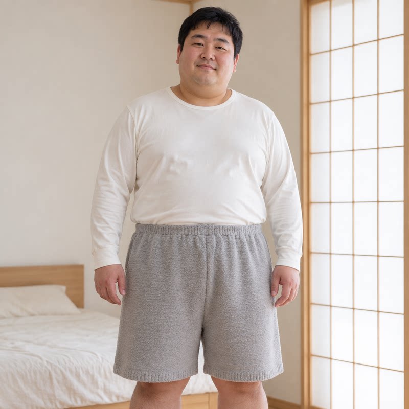 300斤大码宽松家居短裤男女可穿