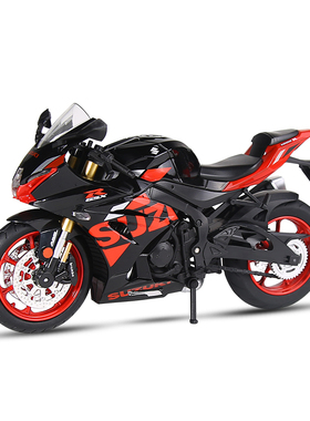 1:12铃木Gsx1000R摩托车玩具男孩仿真合金机车模型赛车儿童玩具车