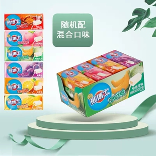 徐福记熊博士口嚼糖22g 12条水果汁软糖可乐六一儿童节休闲零食品
