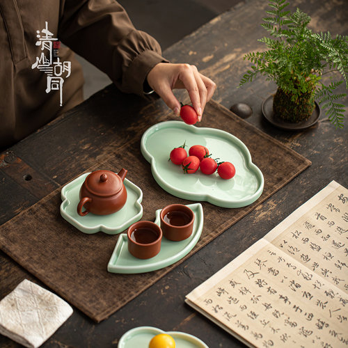 陶瓷茶点盘家用小号点心盘零食