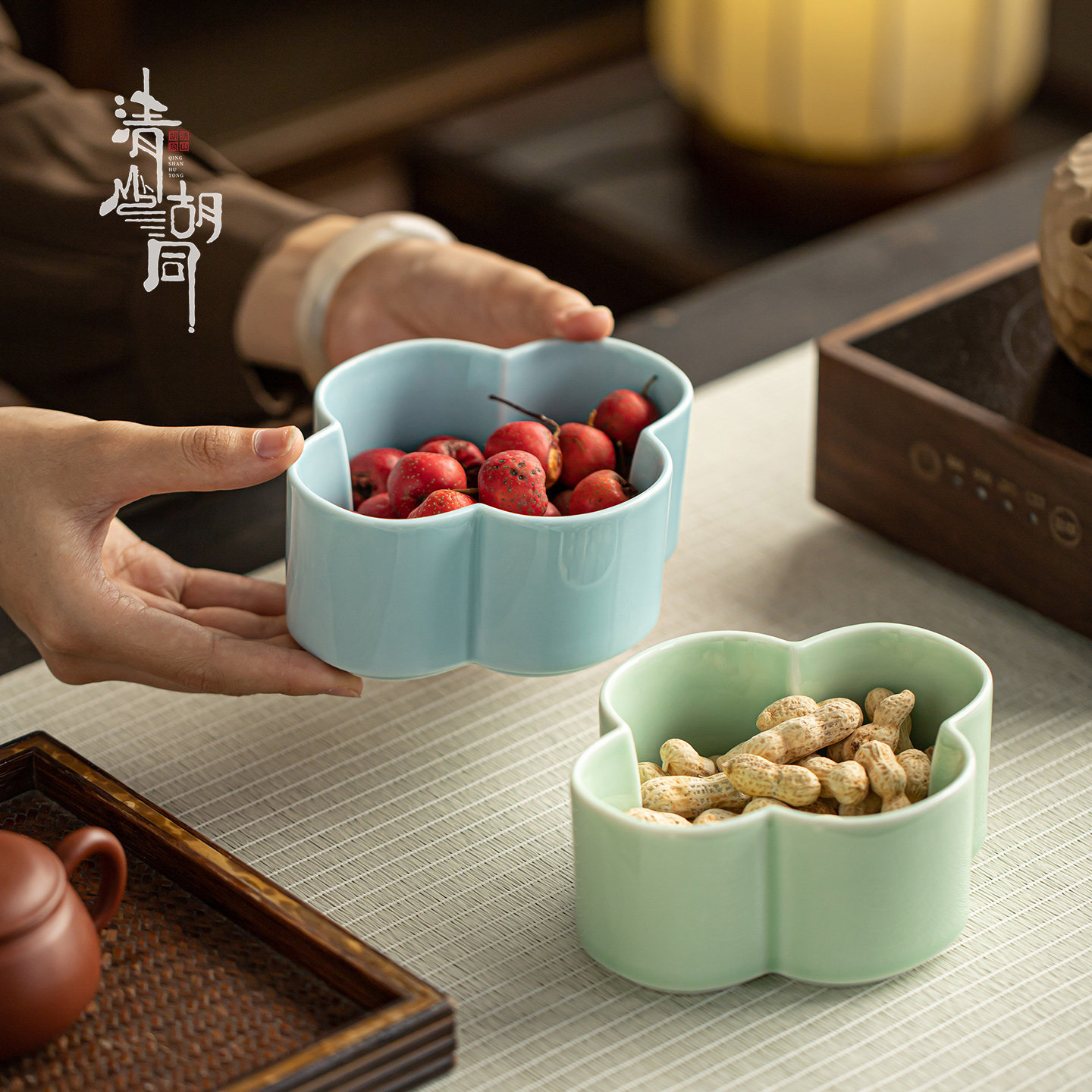 中式新年糖果盒坚果干果盘客厅茶几水果盘家用过年零食摆放点心盘,餐饮具,果盆/果盘/果篮,淘宝优惠券,粉丝福利购,淘宝优惠卷